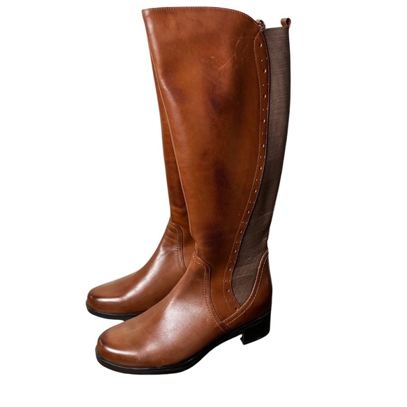 Blondo‎ Brown Leather Riding Boots - Picture 1 of 15